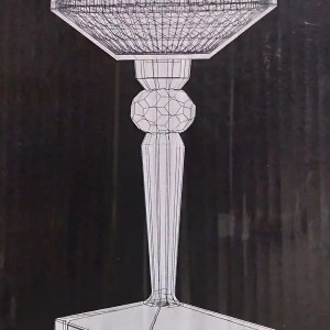 Crystal Table Lamp With Rechargeable Battery Light Wireless