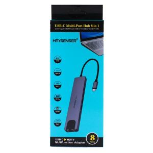 Description USB Typec Multi-Port Hub 6 in 1 Adapter