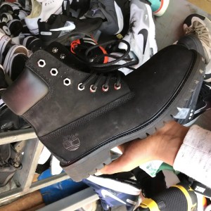 Original Timberland Men’S Black Boots Shoe