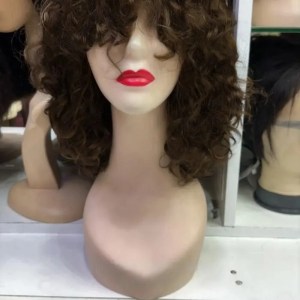 Black Human Hair Lace Wig (No Glue)
