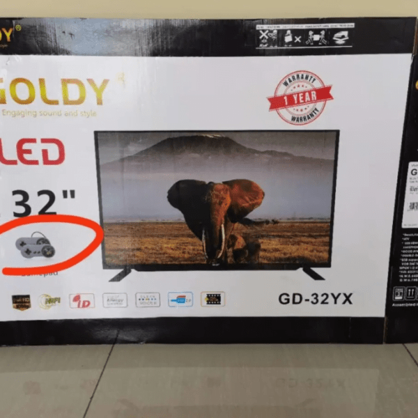 GOLDY TV 32" New