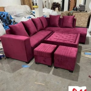 L Shaped Sofa With Table