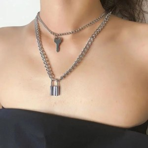 Lock and Key Necklace