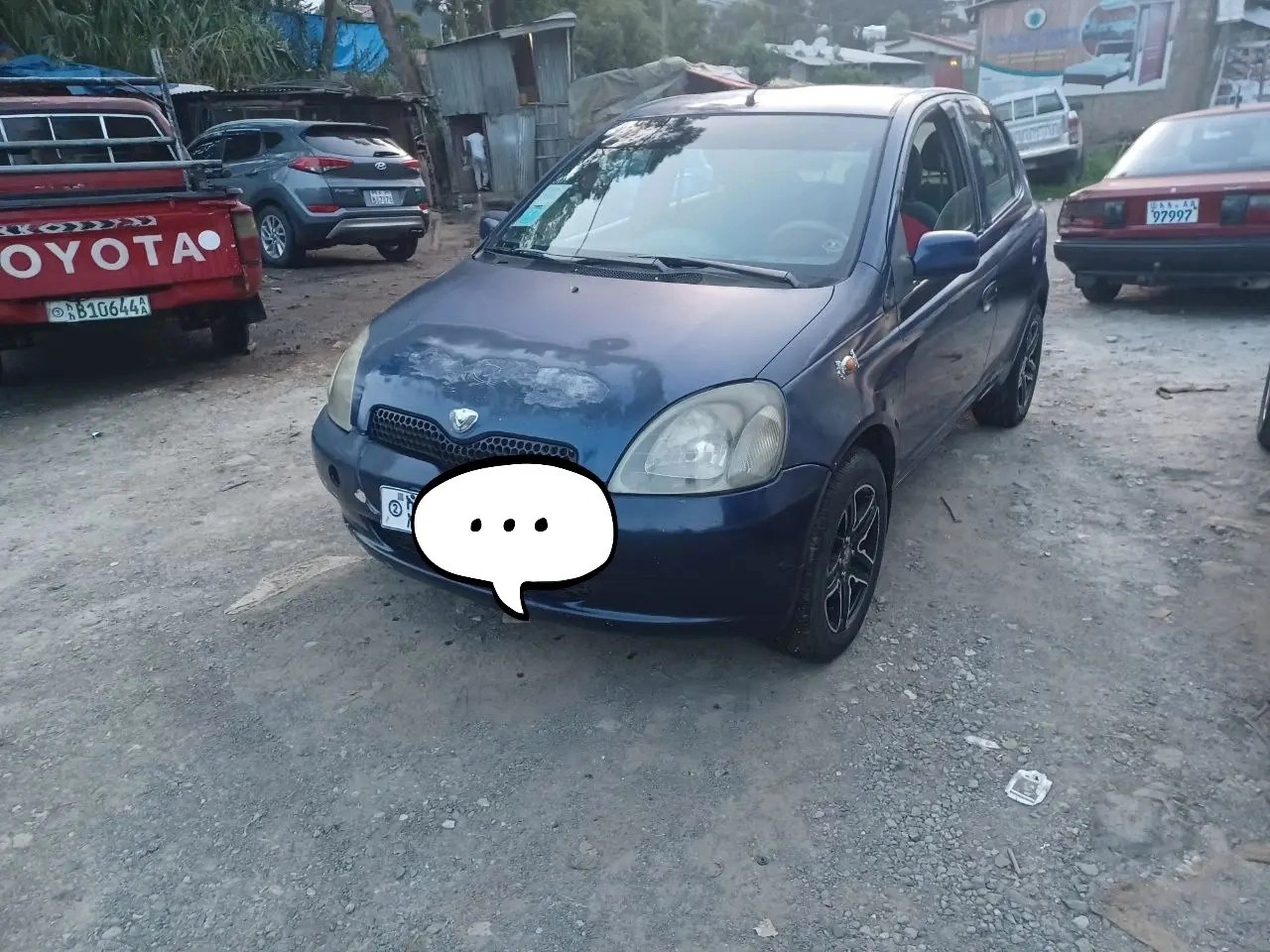 Toyota Vitz 1.0 FWD 3dr 2000 Blue
