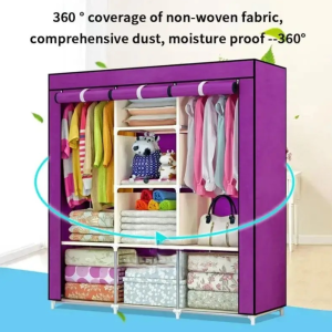3 Layer Cloth Cabinet Wardrobe