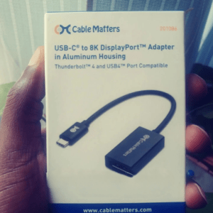 Cable Matters USB C to Displayport Adapter