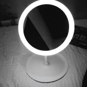 Mirror With Ring Light