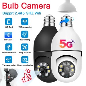 Rotating Bulb Security Camera
